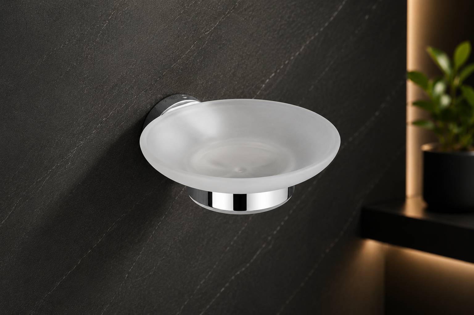 EVA GLASS SOAP DISH