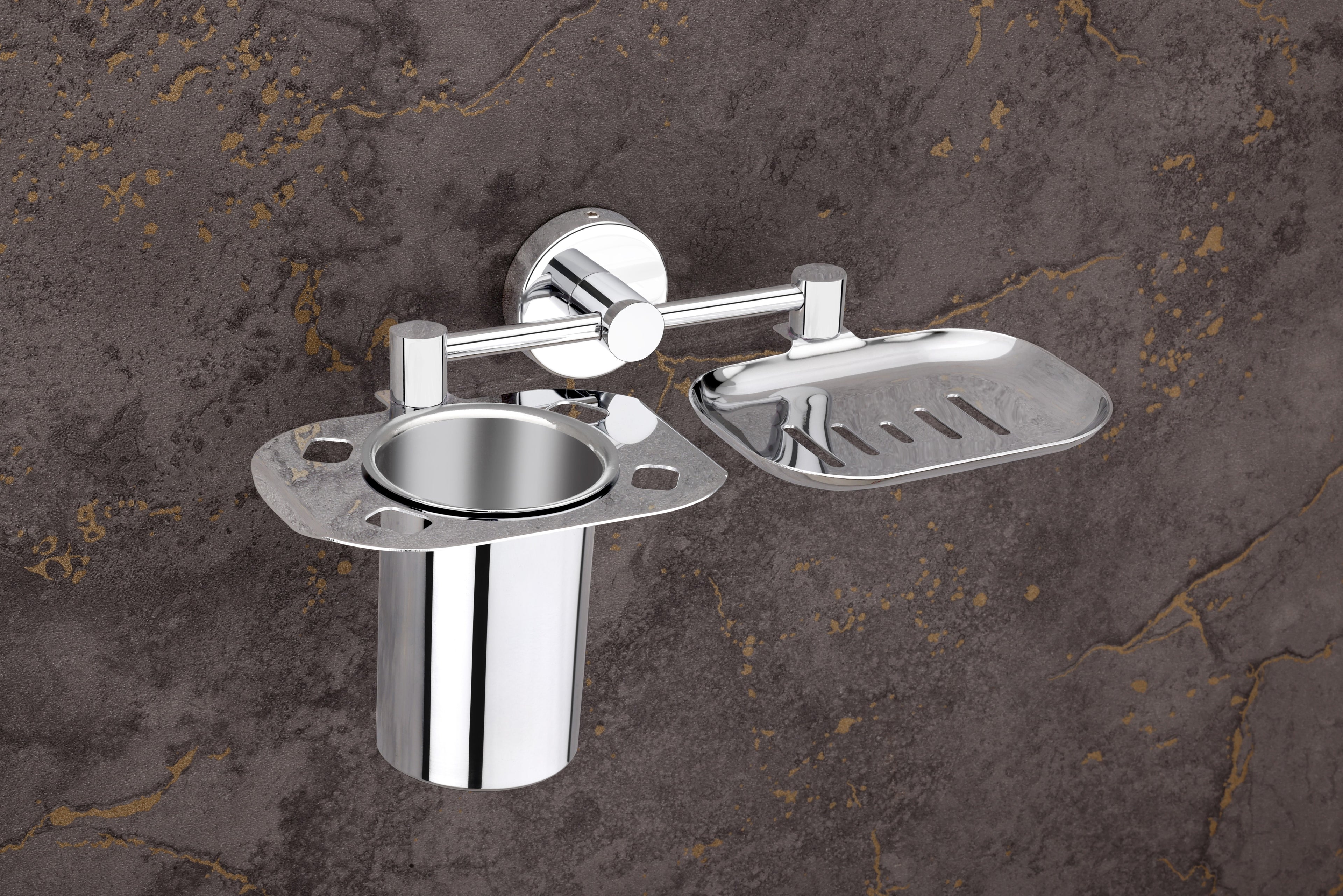 EVA SOAP DISH WITH TUMBLER